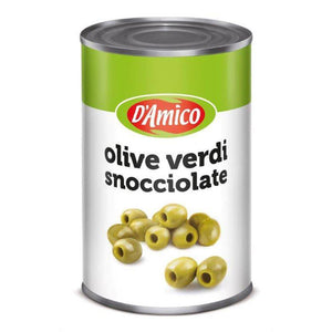 D'Amico Green Olives Pitted 4100g - Colosseum Deli Home Delivery