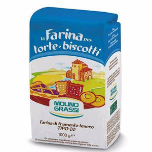 Molino Grassi Cakes & Biscuits Flour 1kg - Colosseum Deli Home Delivery