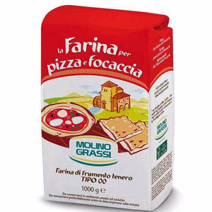 Molino Grassi Pizza & Focaccia Fast Base Flour 1kg - Colosseum Deli Home Delivery
